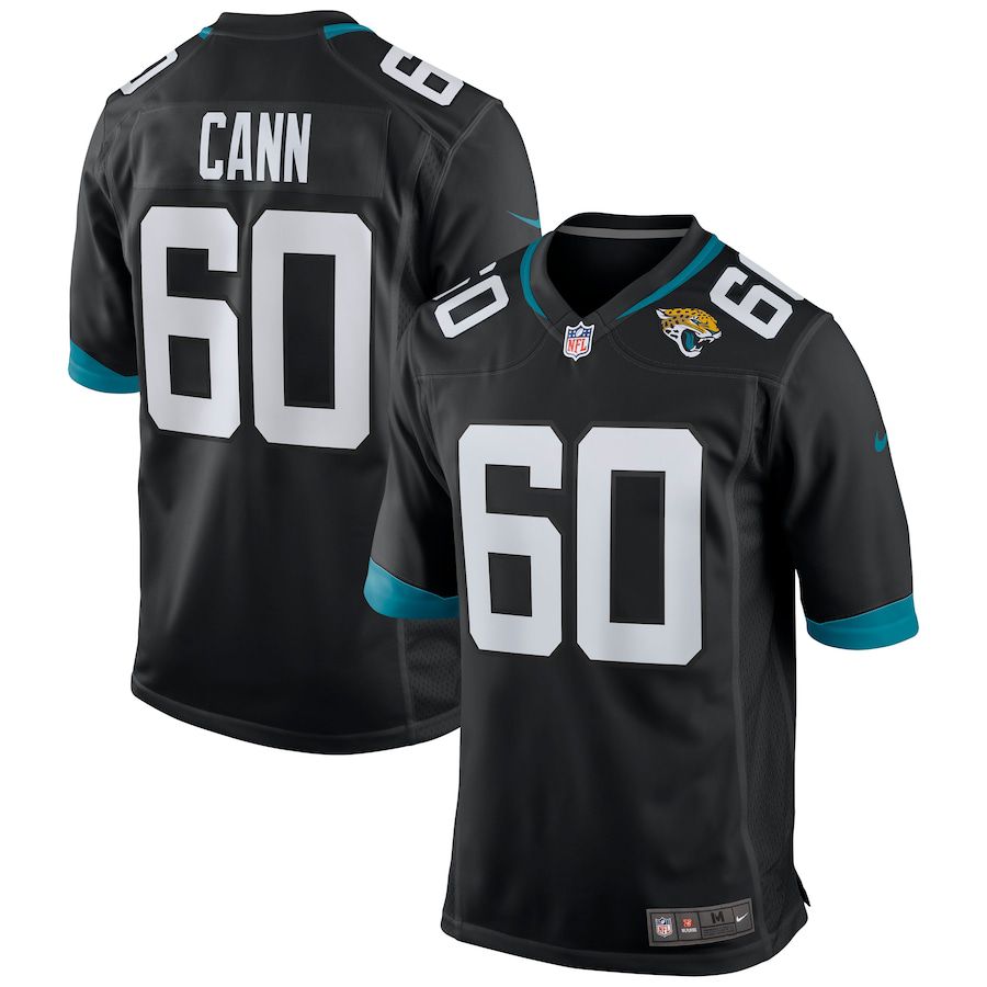 Men Jacksonville Jaguars #60 A.J. Cann Nike Black Game NFL Jersey->jacksonville jaguars->NFL Jersey